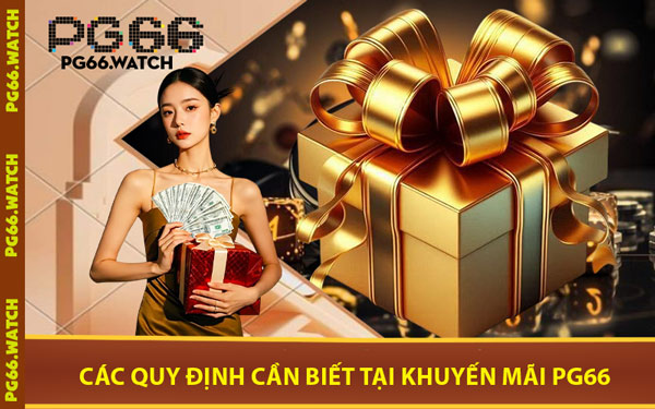 Các Quy Định Cần Biết Tại Khuyến Mãi PG66